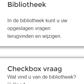 Question Degrees bibliotheek